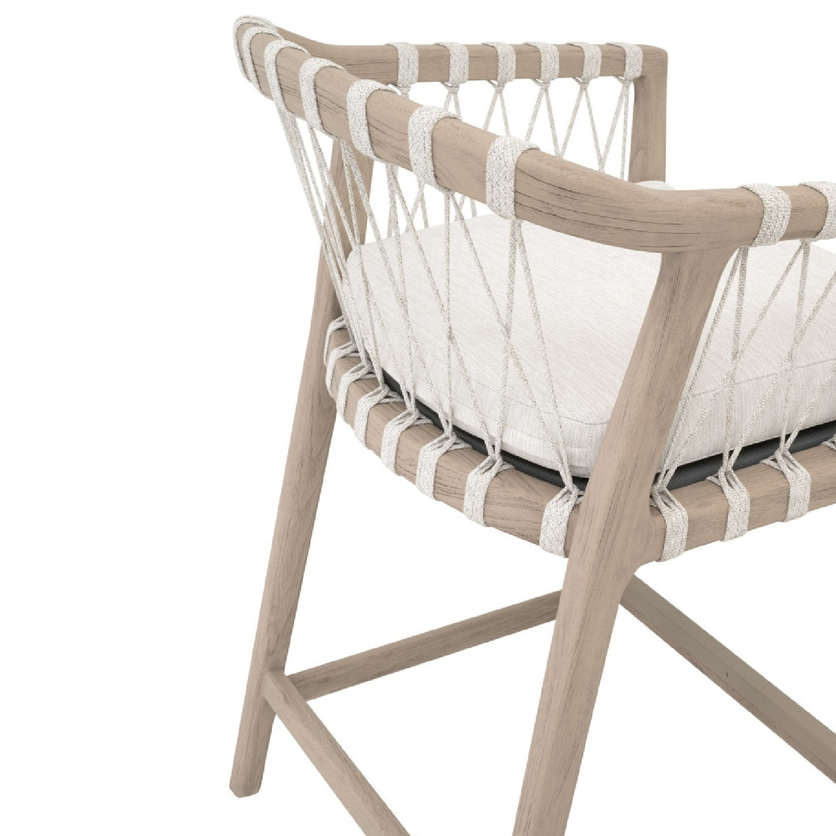   Modern European furniture - White Rope Outdoor Counter Stool - www.oroa.com | Oroa.com