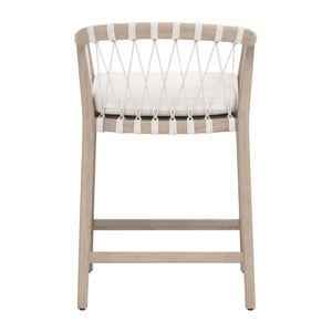   Modern European furniture - White Rope Outdoor Counter Stool - www.oroa.com | Oroa.com