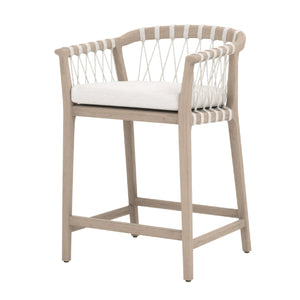   Modern European furniture - White Rope Outdoor Counter Stool - www.oroa.com | Oroa.com