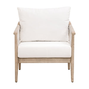   Modern European furniture - White Cushioned Club Chair - www.oroa.com | Oroa.com