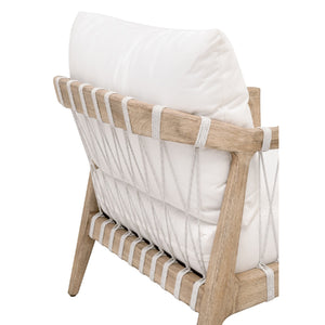   Modern European furniture - White Cushioned Club Chair - www.oroa.com | Oroa.com
