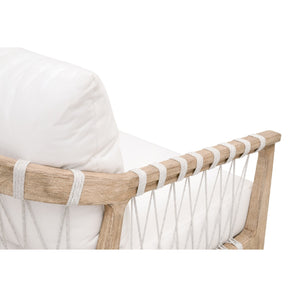   Modern European furniture - White Cushioned Club Chair - www.oroa.com | Oroa.com
