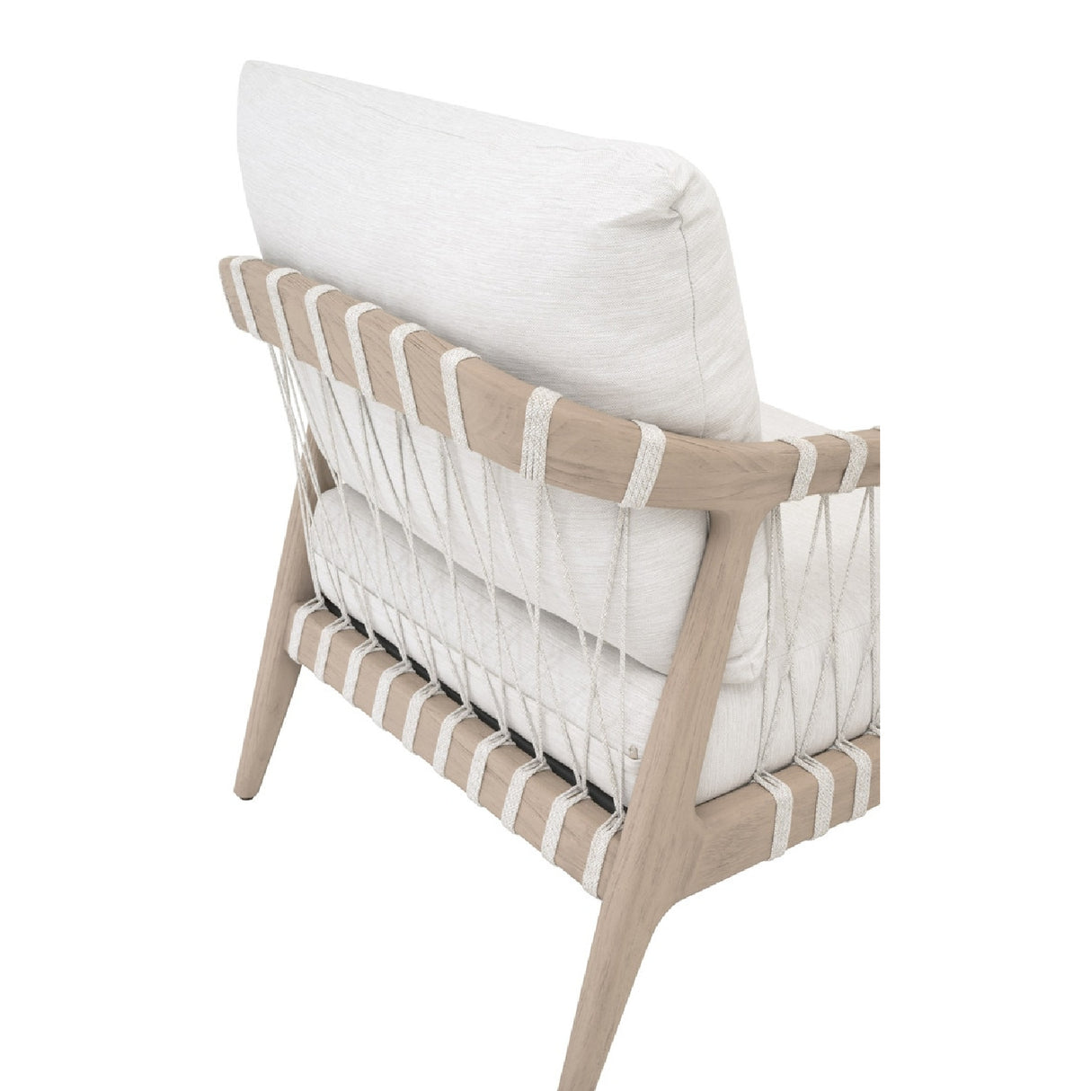   Modern European furniture - White Cushioned Outdoor Club Chair - www.oroa.com | Oroa.com