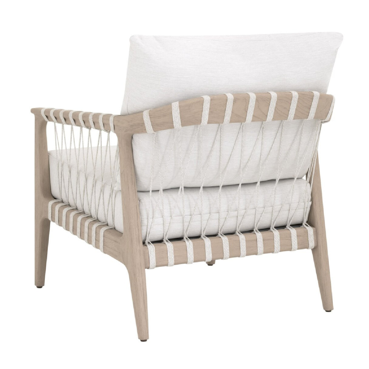   Modern European furniture - White Cushioned Outdoor Club Chair - www.oroa.com | Oroa.com