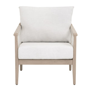   Modern European furniture - White Cushioned Outdoor Club Chair - www.oroa.com | Oroa.com