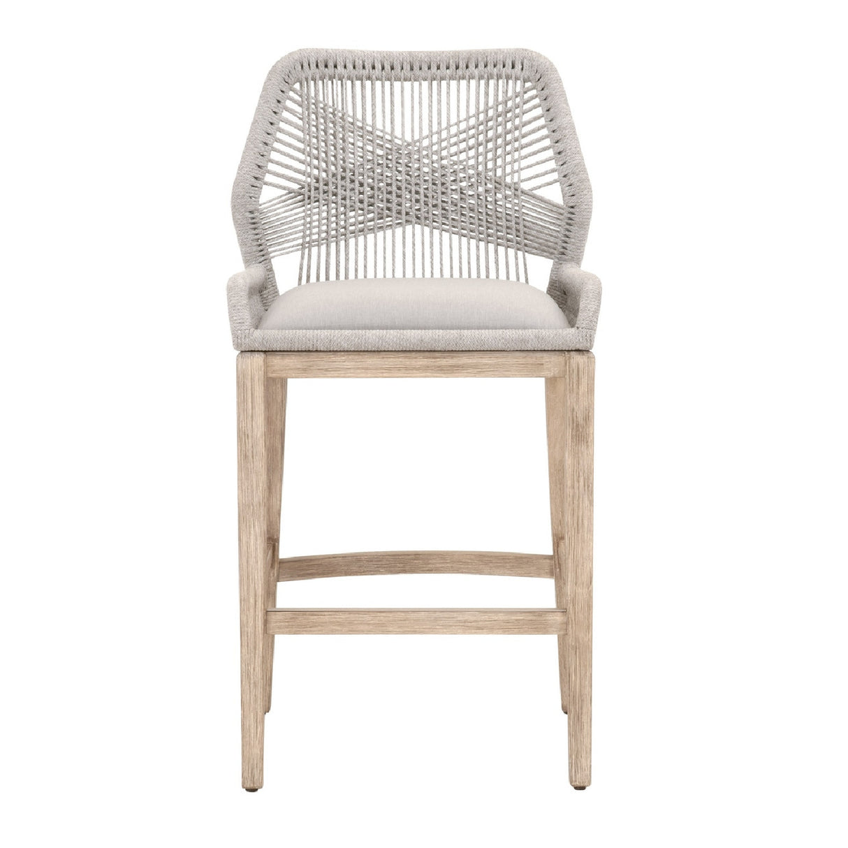   Modern European furniture - Woven Flat Rope Bar Stool - www.oroa.com | Oroa.com