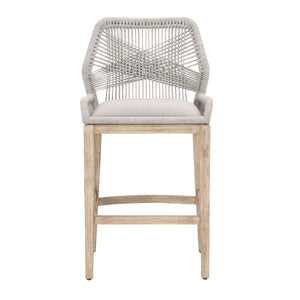   Modern European furniture - Woven Flat Rope Bar Stool - www.oroa.com | Oroa.com