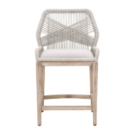   Modern European furniture - Woven Flat Rope Counter Stool - www.oroa.com | Oroa.com