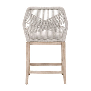   Modern European furniture - Woven Flat Rope Counter Stool - www.oroa.com | Oroa.com