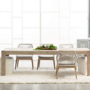  Modern European furniture - Woven Flat Rope Dining Chairs (2) - www.oroa.com | Oroa.com