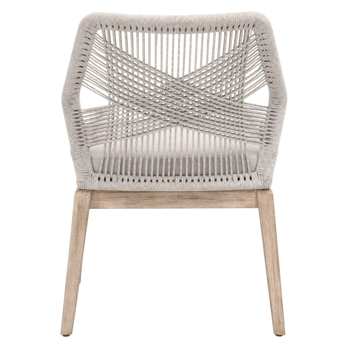   Modern European furniture - Woven Flat Rope Dining Chairs (2) - www.oroa.com | Oroa.com