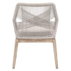   Modern European furniture - Woven Flat Rope Dining Chairs (2) - www.oroa.com | Oroa.com