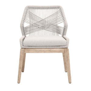   Modern European furniture - Woven Flat Rope Dining Chairs (2) - www.oroa.com | Oroa.com
