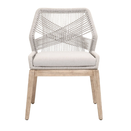   Modern European furniture - Woven Flat Rope Dining Chairs (2) - www.oroa.com | Oroa.com