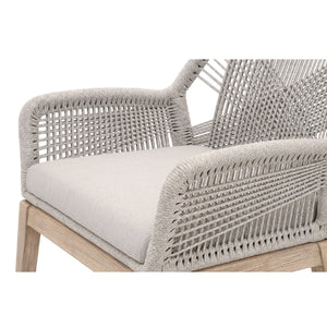   Modern European furniture - Woven Flat Rope Accent Armchairs (2) - www.oroa.com | Oroa.com