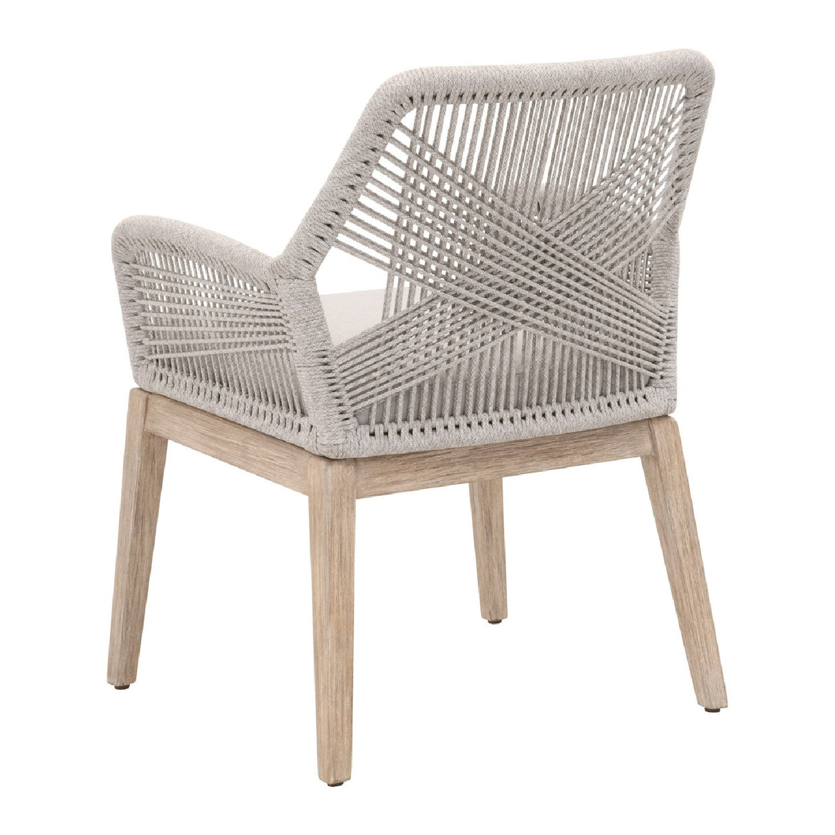   Modern European furniture - Woven Flat Rope Accent Armchairs (2) - www.oroa.com | Oroa.com