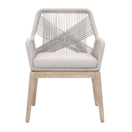  Modern European furniture - Woven Flat Rope Accent Armchairs (2) - www.oroa.com | Oroa.com