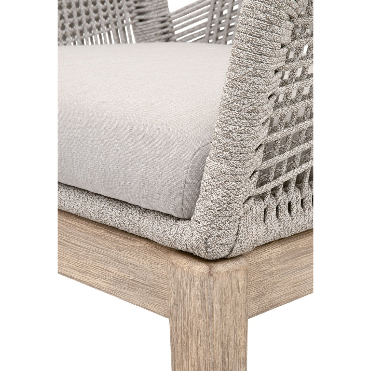  Modern European furniture - Woven Flat Rope Accent Armchairs (2) - www.oroa.com | Oroa.com