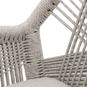  Modern European furniture - Woven Flat Rope Accent Armchairs (2) - www.oroa.com | Oroa.com