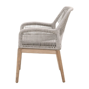   Modern European furniture - Taupe Flat Rope Outdoor Armchairs (2) - www.oroa.com | Oroa.com