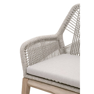   Modern European furniture - Taupe Flat Rope Outdoor Armchairs (2) - www.oroa.com | Oroa.com