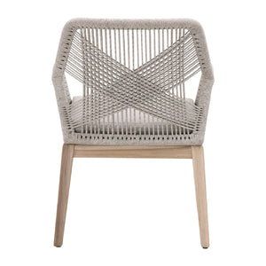   Modern European furniture - Taupe Flat Rope Outdoor Armchairs (2) - www.oroa.com | Oroa.com
