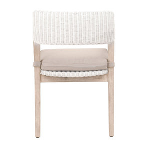   Modern European furniture - White Rattan Dining Armchair - www.oroa.com | Oroa.com