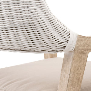   Modern European furniture - White Rattan Dining Armchair - www.oroa.com | Oroa.com