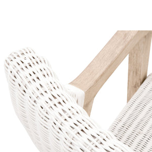   Modern European furniture - White Rattan Dining Armchair - www.oroa.com | Oroa.com