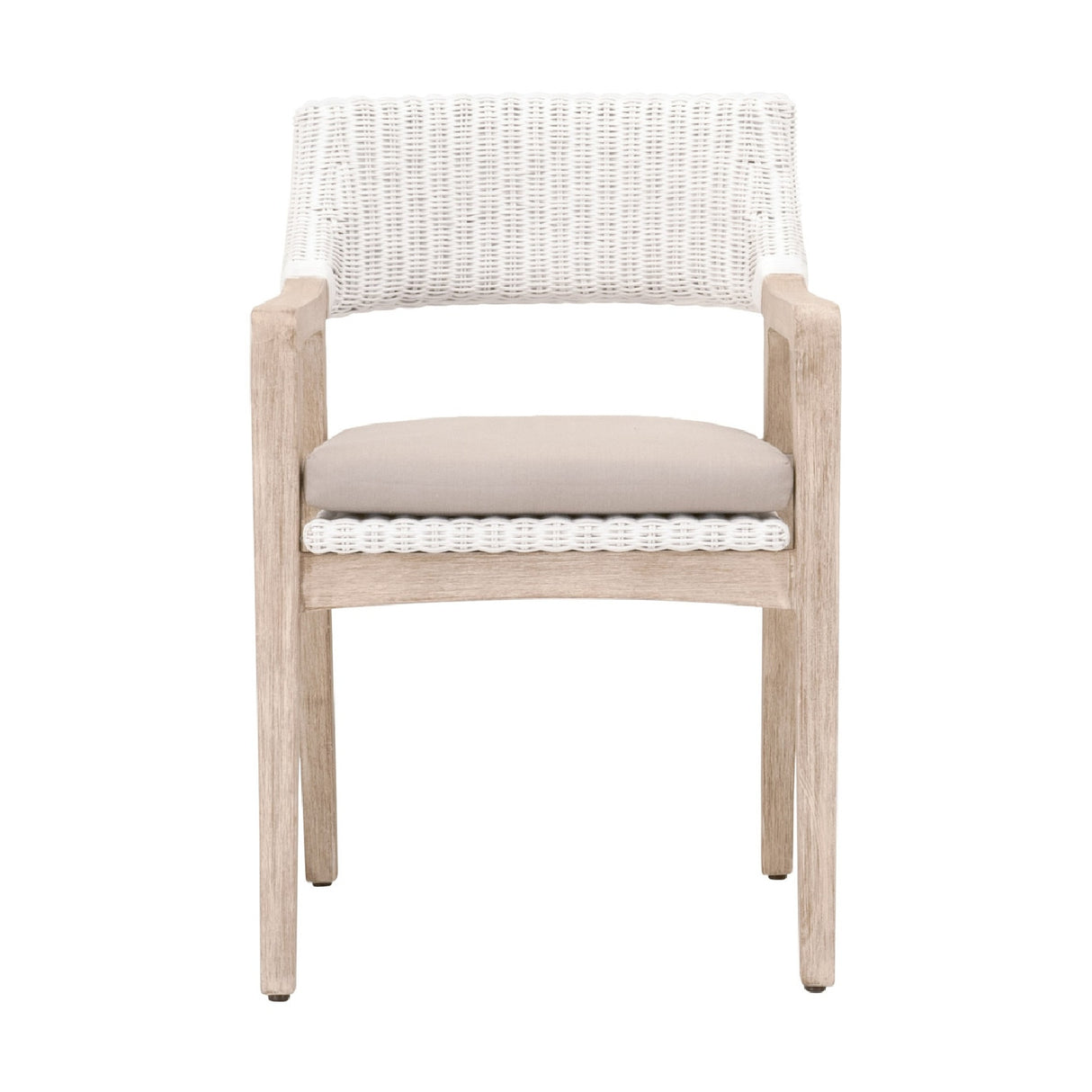   Modern European furniture - White Rattan Dining Armchair - www.oroa.com | Oroa.com