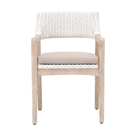   Modern European furniture - White Rattan Dining Armchair - www.oroa.com | Oroa.com