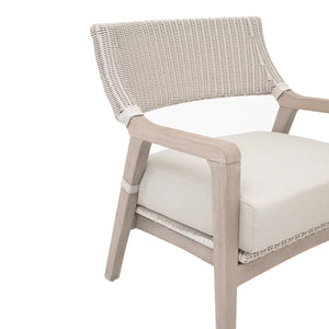   Modern European furniture - White Rattan Outdoor Club Chair - www.oroa.com | Oroa.com