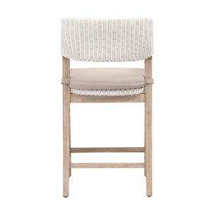   Modern European furniture - White Rattan Counter Stool - www.oroa.com | Oroa.com