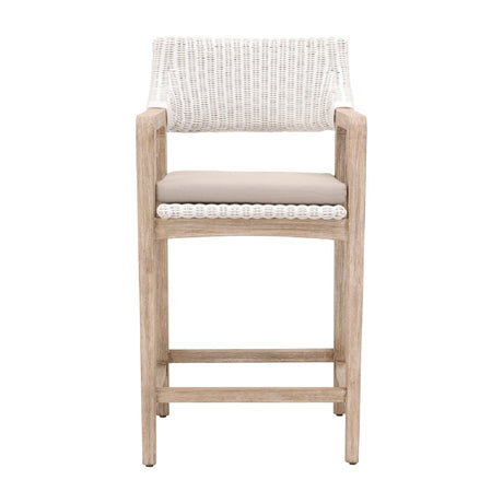   Modern European furniture - White Rattan Counter Stool - www.oroa.com | Oroa.com