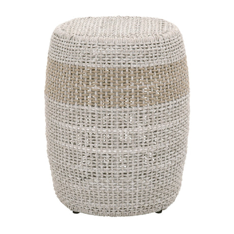   Modern European furniture - Taupe & White Rope Accent Table - www.oroa.com | Oroa.com