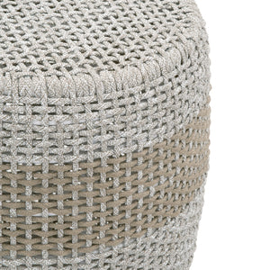   Modern European furniture - Taupe & White Rope Accent Table - www.oroa.com | Oroa.com