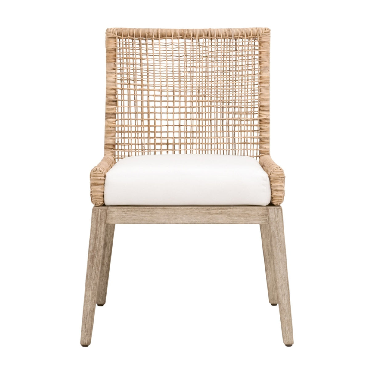   Modern European furniture - Natural Rattan Dining Chairs (2) - www.oroa.com | Oroa.com