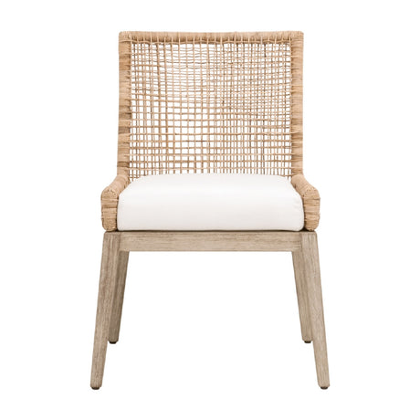   Modern European furniture - Natural Rattan Dining Chairs (2) - www.oroa.com | Oroa.com