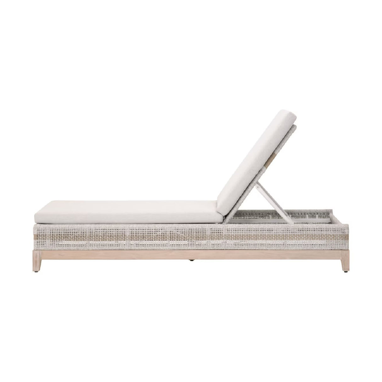   Taupe Stripes Outdoor Chaise Lounge | Oroa.com