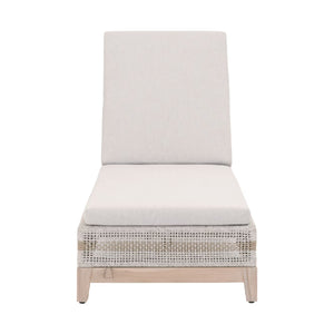   Taupe Stripes Outdoor Chaise Lounge | Oroa.com