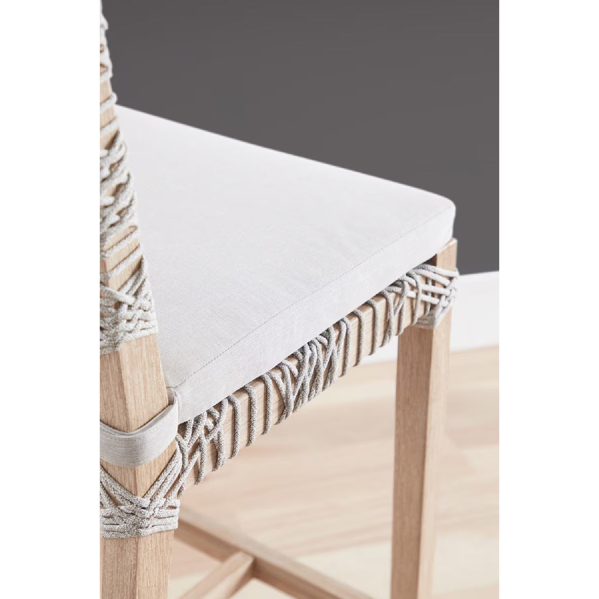   Interlaced Flat Rope Counter Stool | Oroa.com