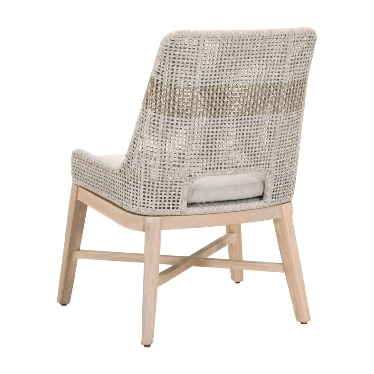   Modern European furniture - Taupe Rope Outdoor Dining Chairs (2) - www.oroa.com | Oroa.com