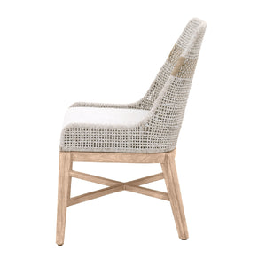   Modern European furniture - Taupe Stripe Rope Dining Chairs (2) - www.oroa.com | Oroa.com