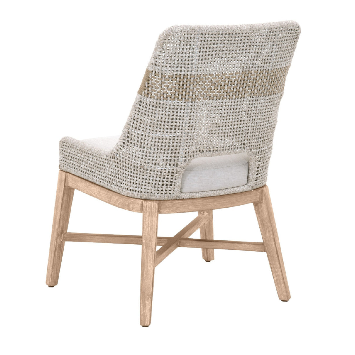  Modern European furniture - Taupe Stripe Rope Dining Chairs (2) - www.oroa.com | Oroa.com
