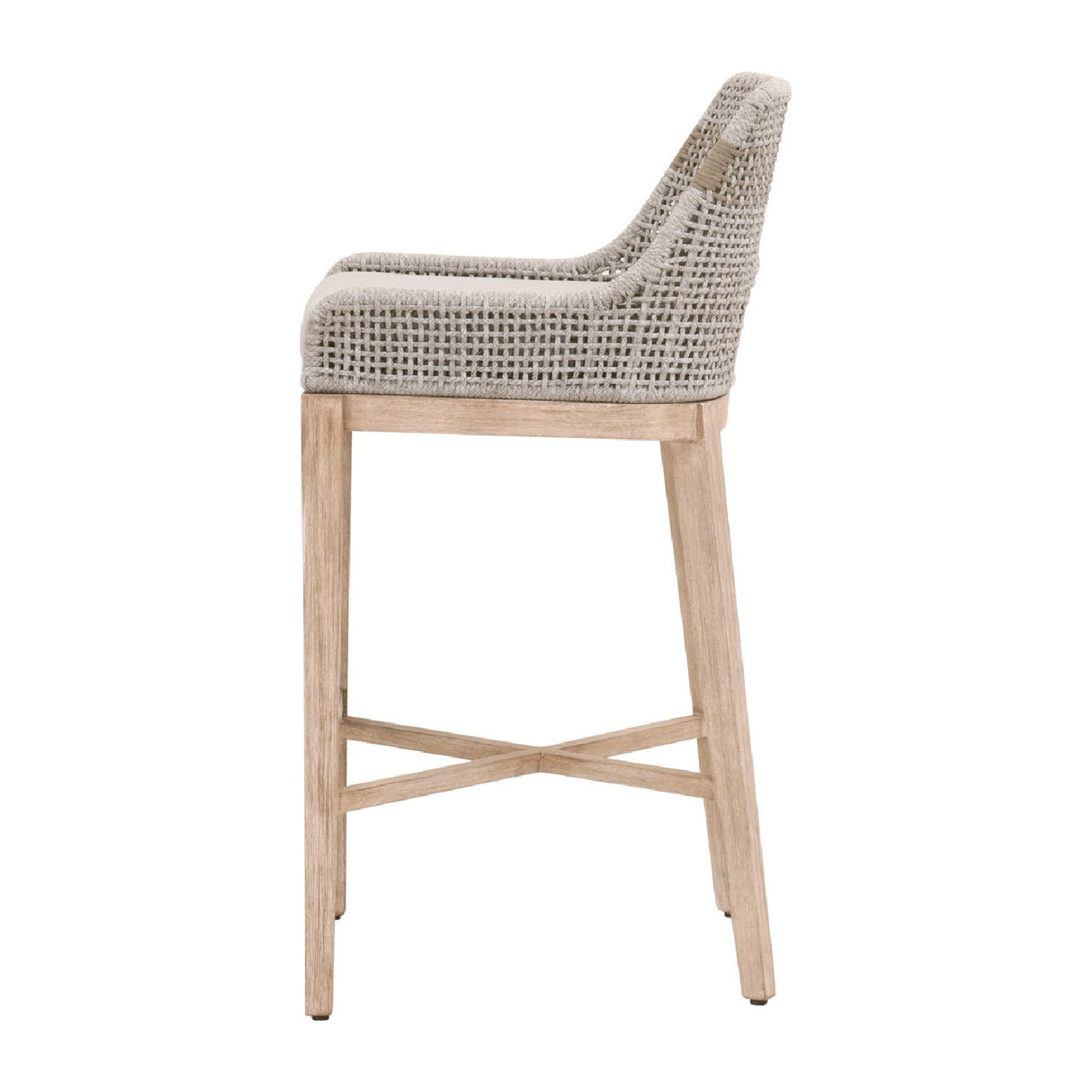   Modern European furniture - Taupe Stripe Rope Bar Stool - www.oroa.com | Oroa.com