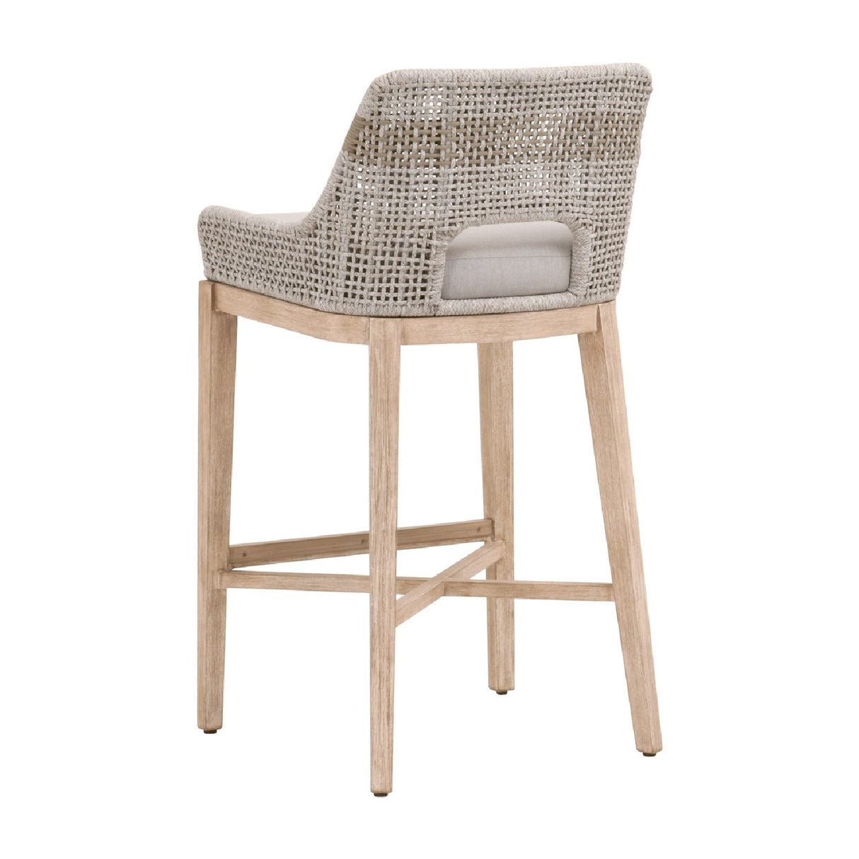   Modern European furniture - Taupe Stripe Rope Bar Stool - www.oroa.com | Oroa.com
