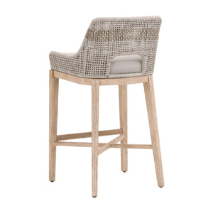   Modern European furniture - Taupe Stripe Rope Bar Stool - www.oroa.com | Oroa.com