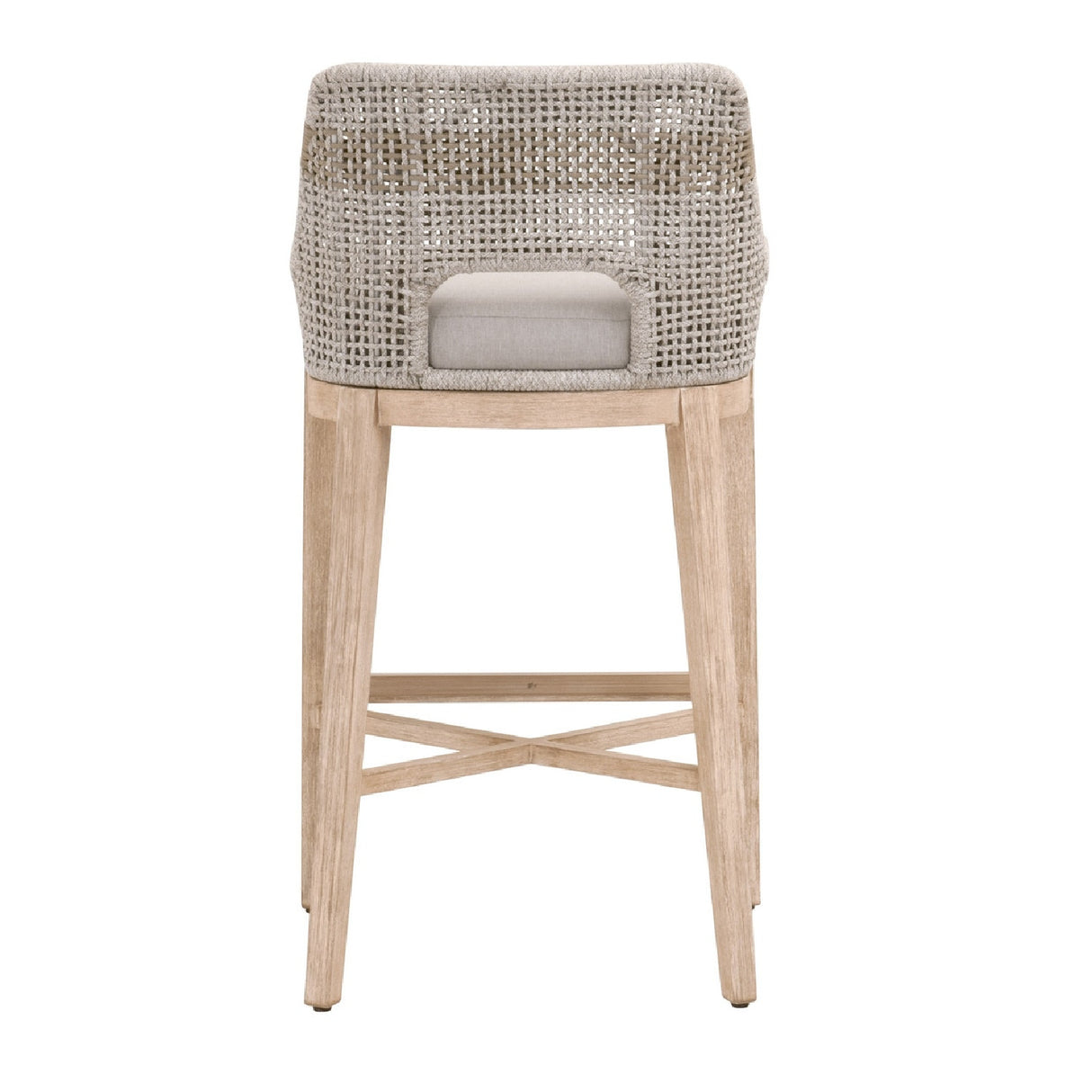   Modern European furniture - Taupe Stripe Rope Bar Stool - www.oroa.com | Oroa.com