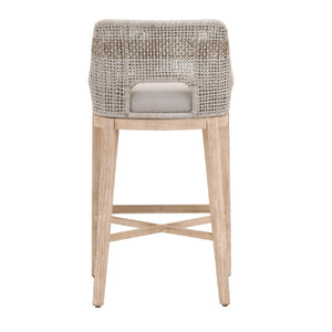  Modern European furniture - Taupe Stripe Rope Bar Stool - www.oroa.com | Oroa.com