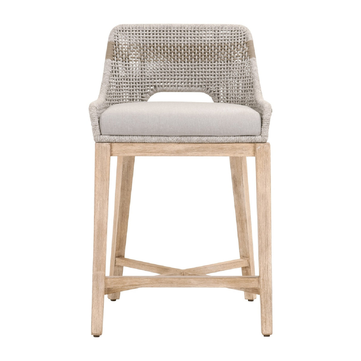   Modern European furniture - Taupe Stripe Rope Counter Stool - www.oroa.com | Oroa.com
